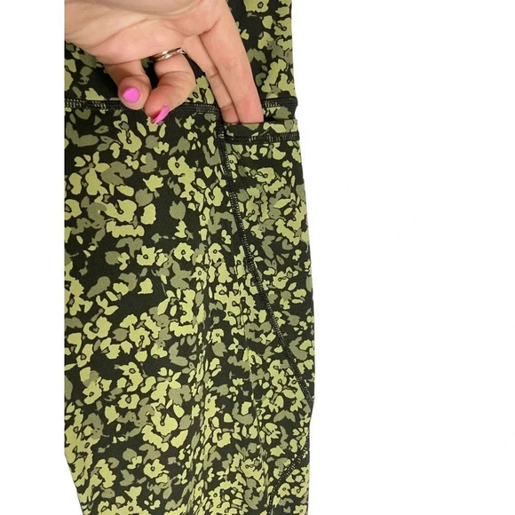 Sweaty Betty Power Pocket 7/8 Leggings Green Undercover Floral-sz Small - Picture 5 of 8